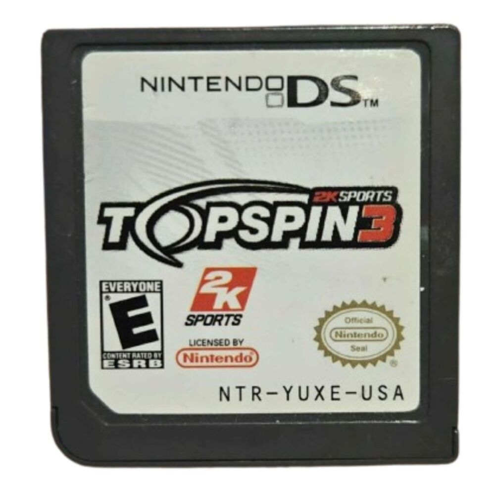 TopSpin 3 Nintendo DS 3DS (Cartridge Only) Tested